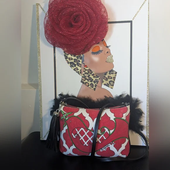 Brighton Love Dove Canvas Crossbody Purse Bag - Picture 2 of 11